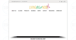 Desktop Screenshot of livingwellnow.com